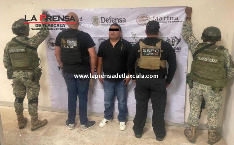 Capturan a “El Carretas”, líder “huachigasero” en Puebla y Tlaxcala.