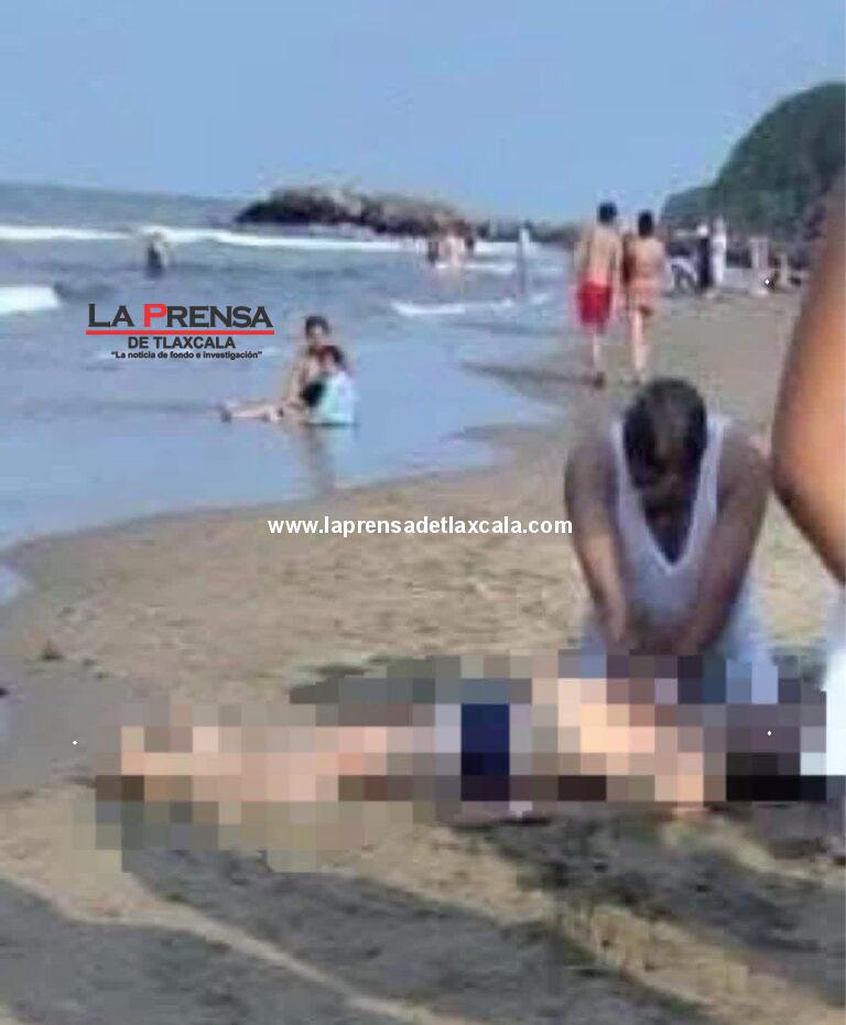 Abuelito de Totolac fallece ahogado en playa de Catemaco, Veracruz.