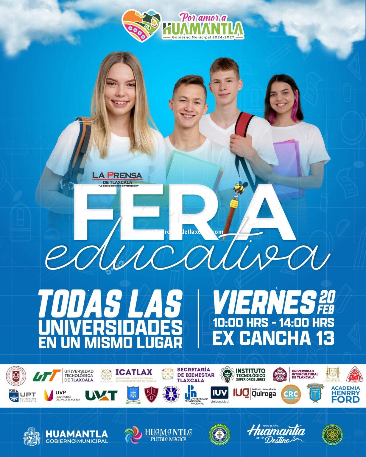 Gobierno de Huamantla invita a la Feria Educativa 2026 con amplia ...