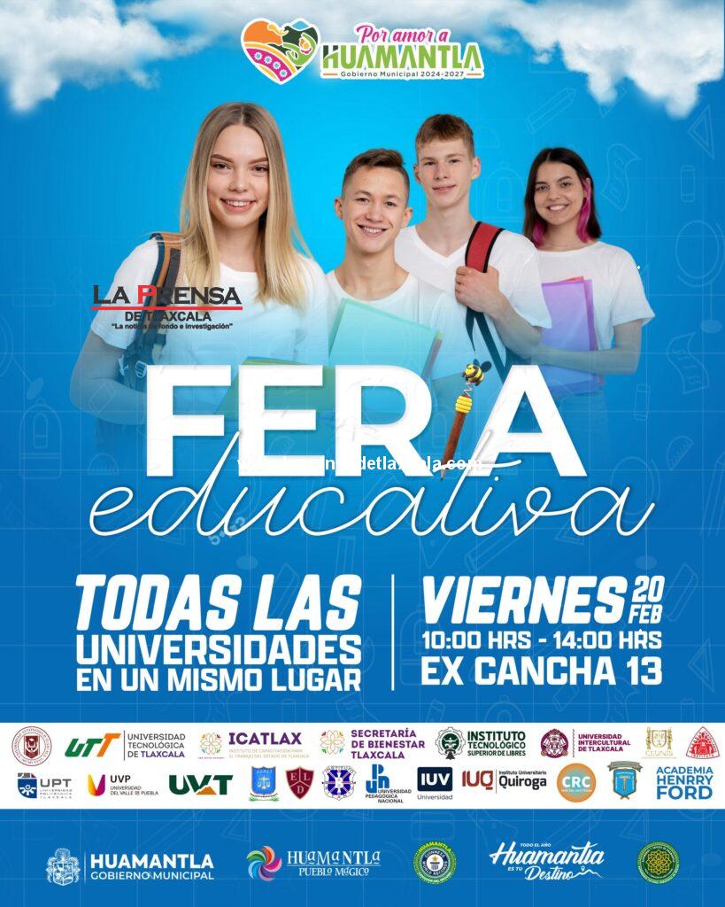 Gobierno de Huamantla invita a la Feria Educativa 2026 con amplia ...