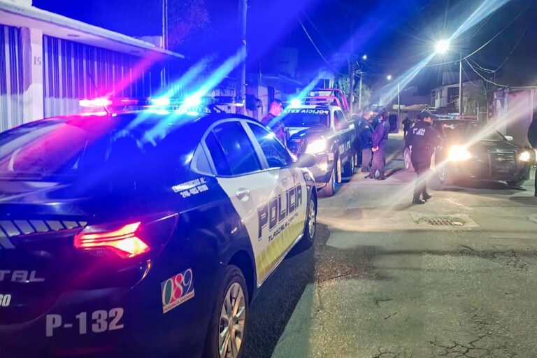 Policía municipal de Tlaxcala atiende reporte por detonaciones en La Joya tras reporte ciudadano.