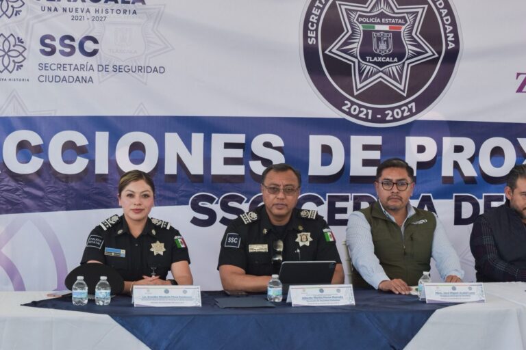 Con éxito “La SSC cerca de ti” llega a Zacatelco.