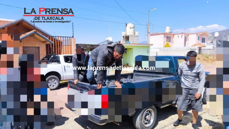 Tres presuntos ladrones de casa habitación se salvan de ser linchados en Tlaxco.