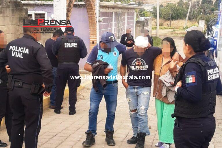 Atiende policía municipal de Tlaxcala reporte por detonaciones de arma de fuego en San Lucas Cuauhtelulpan.