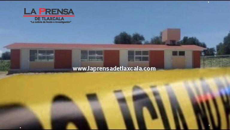 Roban escuela en Huamantla