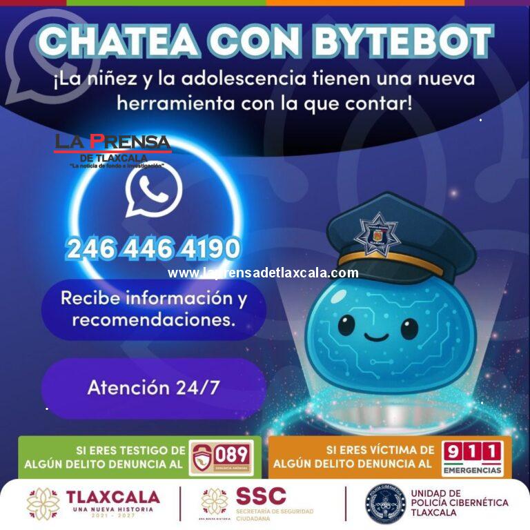 Lanza SSC “Bytebot”, aplicación que protege a niñas, niños y adolescentes de ciberdelitos.