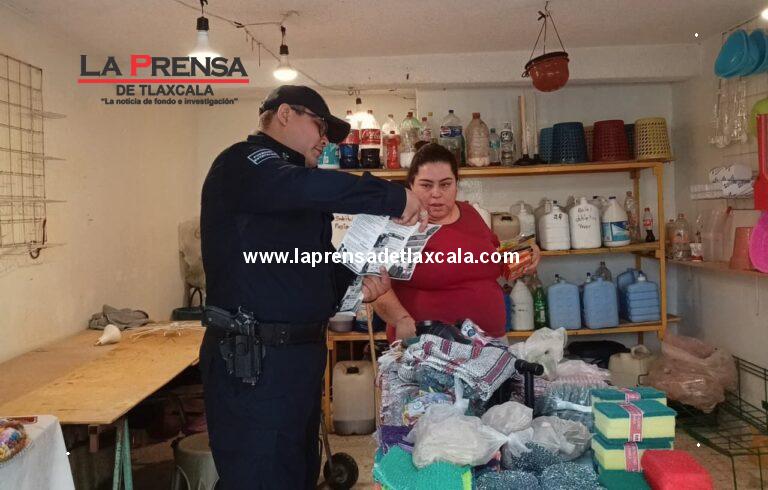 La SSC acerca servicios de prevención y proximidad social a Santa Cruz Tlaxcala mediante el programa “La SSC cerca de ti”.