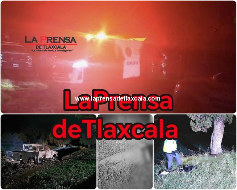 Agreden, asesinan y abandonan a hombre con sus hijos en Tlaxcala