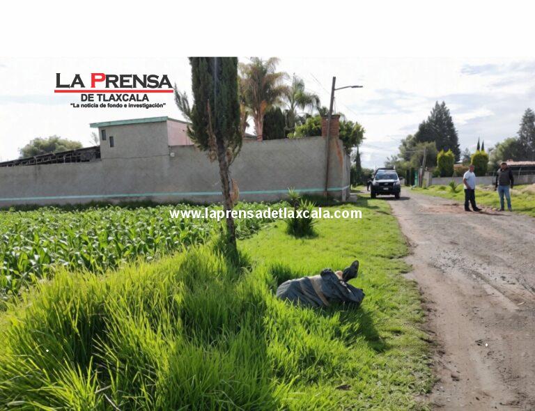 Hallan cuerpo embolsado en los límites de Puebla y Tlaxcala