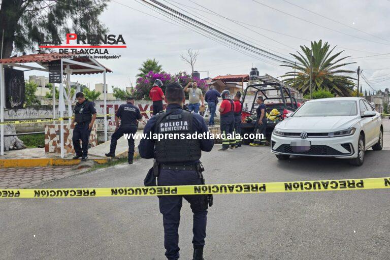 Localizan a hombre sin vida en barranca de Tlacomulco, Tlaxcala.