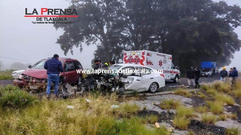 Un muerto y tres heridos tras fuerte accidente en la Ixtenco–Zitlaltepec.