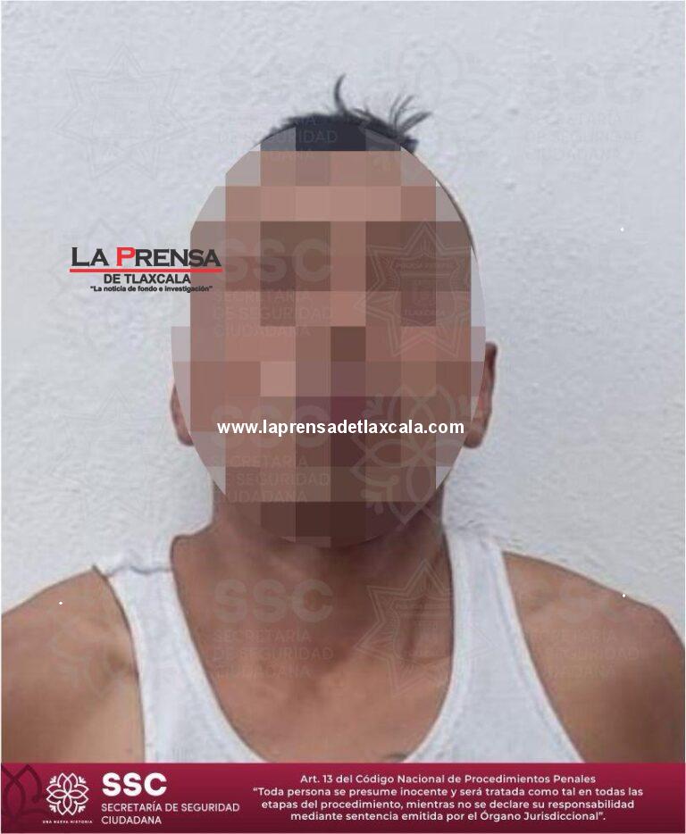 En acciones contra el narcomenudeo detienen SSC y Marina a dos sujetos en Tlaxcala.