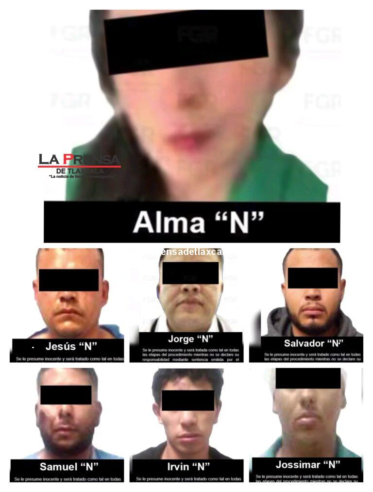 Vinculan a proceso a 7 presuntos integrantes de célula criminal en Tlaxcala.
