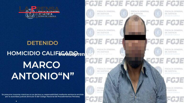 Aprehende FGJE a probable homicida en Yauhquemehcan