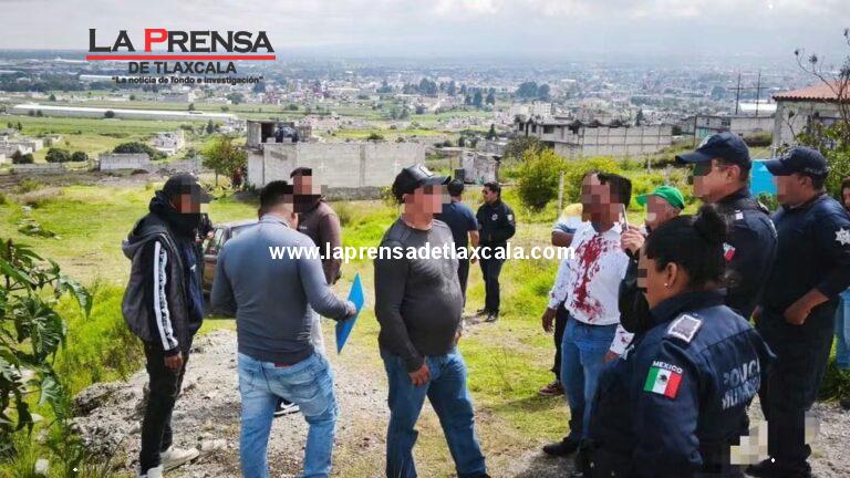 De nuevo intentan invadir terrenos en Tepexco; agreden a dueños de San Pablo del Monte.