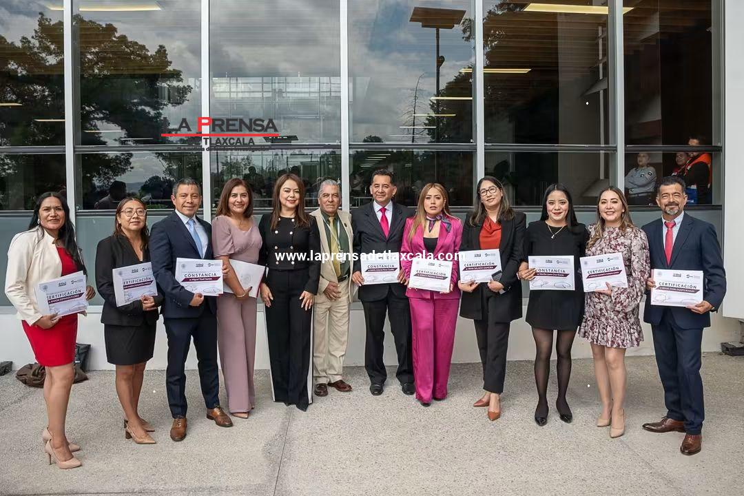 Entrega Poder Judicial 58 certificaciones de facilitadores en justicia alternativa en Tlaxcala.