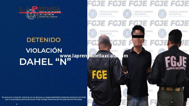 Detiene FGJE en Tijuana a hombre acusado de violación contra una menor de edad.
